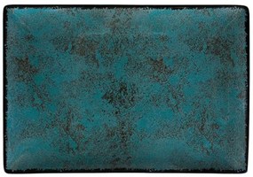 Πιατέλα Ορθογώνια Πορσελάνινη Teal PR18274821 31x21cm Turquoise Oriana Ferelli® Porcelain