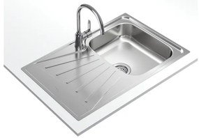 TEKA 45 E-XN 1B 1D Νεροχύτης Starbright Matt chrome