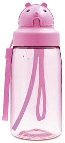 Παγούρι 450ml Με Καλαμάκι Laken Ροζ