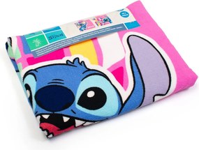 Παιδικό Πόντσο (50x100) Dimcol Lilo & Stitch 275 Pink