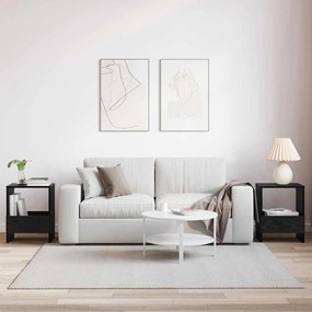 vidaXL Ράφι Περιοδικών 2 pcs Μαύρη Οξυά 35 x 30 x 45 εκ.