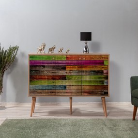 Console Mega - 726 Sonoma Oak