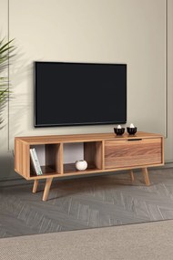 Έπιπλο Τηλεόρασης Καρυδί RECLE 130x35x18