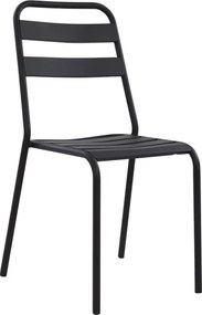 ΚΑΡΕΚΛΑ ΜΕΤΑΛΛΙΚΗ ΜΑΥΡΗ JASON HM5177.01 43x50x86cm