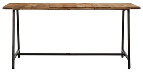 vidaXL Τραπεζαρία 160 x 80 x 75 εκ. από Μασίφ Ξύλο Μάνγκο