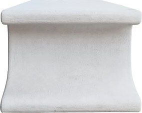 Τραπέζι σαλονιού Nafel pakoworld mdf λευκό 120x60x45εκ
