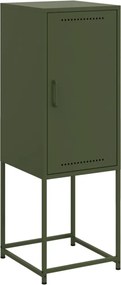 vidaXL Ντουλάπι Πράσινο Λαδί 36x39x107 εκ. από Ατσάλι