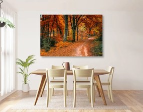 Εικόνα δάσους το φθινόπωρο - 90x60