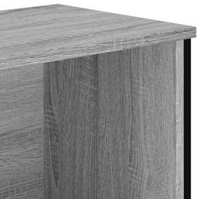 vidaXL Βιβλιοθήκη Γκρι Sonoma 80x31x137,5 εκ. από Επεξεργ. Ξύλο