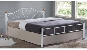 Κρεβάτι Lazar White E8066,1 210X158X95 cm Διπλό Μέταλλο