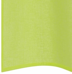 vidaXL Κουρτίνες Voile με ροδέλες 2 τεμάχια Apple Green 140x140 cm