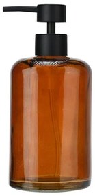 Estia Αντλία Σαπουνιού Amber Γυάλινο 330ml Μελί 02-25755
