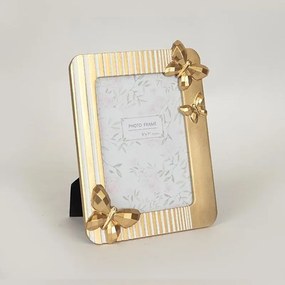 Κορνίζα Για Φωτογραφία 13x18cm 756-12015 19x24,2x2,7cm Gold-White Estheti Home Polyresin