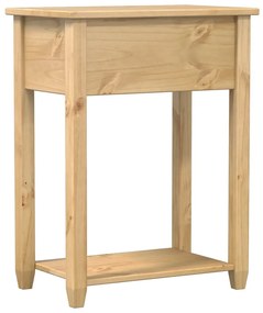 Τραπέζι Κονσόλα Corona 55x35x73 εκ. από Μασίφ Ξύλο Πεύκου - Καφέ
