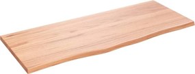 vidaXL Επιφάνεια Τραπεζιού Αν. Καφέ 100x40x2 εκ Επεξ. Μασίφ Ξύλο Δρυός