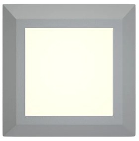 Φωτιστικό τοίχου George LED 3.5W 3CCT Outdoor Wall Lamp Grey D:12.4cmx12.4cm(80201530)