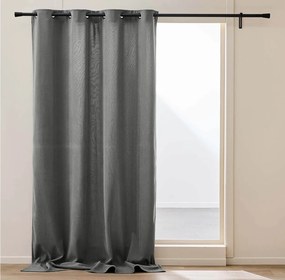 Κουρτίνα Chenille Douceur d'intérieur - 140x260cm - Γκρι