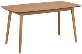 Τραπέζι Oakland D101, Δρυς, 76x80x150cm, Ινοσανίδες μέσης πυκνότητας, Φυσικό ξύλο καπλαμά, Ξύλο