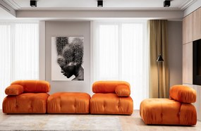1-Seat Sofa Bubble L1 - Orange Orange