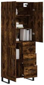 vidaXL Ντουλάπι Καπνιστή Δρυς 69,5x34x180 εκ. από Επεξεργασμένο Ξύλο