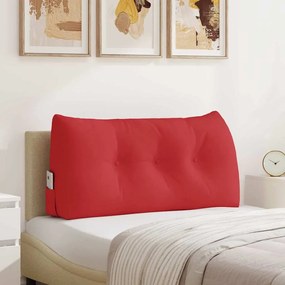 vidaXL Μαξιλάρι Πλάτης Κόκκινο 100 x 24 x 50 εκ ύφασμα