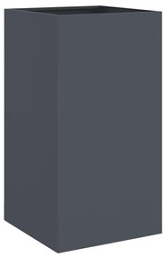 Ζαρντινιέρα Ανθρακί 42x38x75 εκ. από Χάλυβα Ψυχρής Έλασης - Ανθρακί