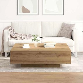 vidaXL Τραπεζάκι σαλονιού Artisan Oak 100 x 100 x 31 cm