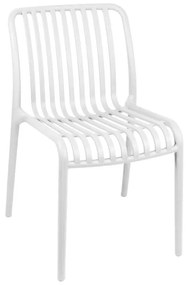 Zoi pp chair in white shade 42x58x79cm 42x58x79 εκ.