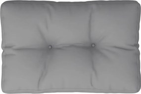 vidaXL Μαξιλάρι Παλέτας Γκρι 60 x 40 x 12 εκ. Υφασμάτινο