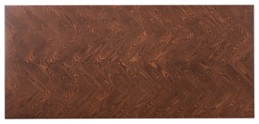ΤΡΑΠΕΖΙ ΤΡΑΠΕΖΑΡΙΑΣ RIMER HM9742 MDF ΜΕ ΚΑΠΛΑΜΑ ΦΡΑΞΙΝΟΥ-ΚΑΡΥΔΙ ΧΡΩΜΑ 220X100x75Yεκ.