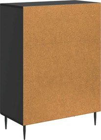 vidaXL Πλαϊνό γραφείο Μαύρο 66 x 34,5 x 89,5 εκ Επεξεργασμένο Ξύλο