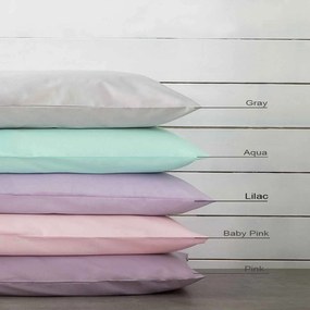 Σεντόνι Unicolors - Lilac Nima Single 160x260cm Χωρίς Λάστιχο 100% Βαμβάκι
