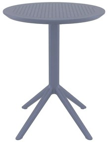 SKY DARK GREY Φ60X74εκ. ΤΡΑΠΕΖΙ ΠΤΥΣ/ΝΟ ΠΟΛ/ΝΙΟΥ