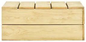 vidaXL Τραπέζι Κήπου 75 x 75 x 31 εκ. από Εμποτισμένο Ξύλο Πεύκου