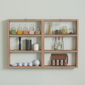Wall Shelf Hexa - Atlantic Pine Atlantic Pine