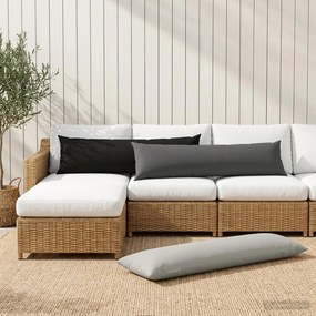 vidaXL Κάλυμμα Μαξιλαριού 2 pcs HEERLEN Γκρι 40 x 145 εκ. Πολυεστέρας
