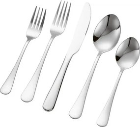VEVOR 30-Piece Silverware Set Stainless Steel Cutlery Flatware Utensils for 6