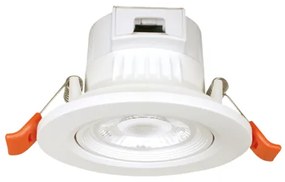 Σποτ Φωτιστικό Οροφής Downlight LED 7W Falko FALKO7R ACA-FALKO7R-Λευκό FALKO7R