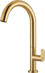 Armando Vicario Slim Brushed Gold 512041 – Μπαταρία επιτραπέζιου νιπτήρα