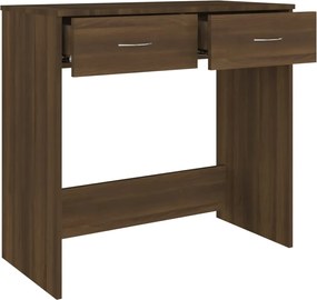 vidaXL Γραφείο Καφέ Δρυς 80 x 40 x 75 εκ. από Επεξεργασμένο Ξύλο