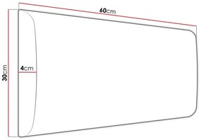 Σετ διαδρόμου Trenton 132, 65x34cm, 17 kg, Ταπισερί, Πλαστικοποιημένη μοριοσανίδα, Εντοιχισμένη, Τοίχου | Epipla1.gr