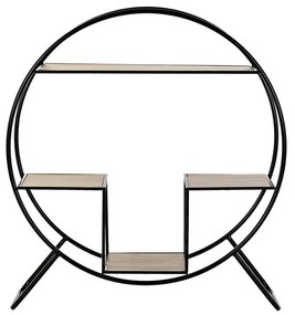 Ράφια DKD Home Decor Μαύρο Ανοιχτό Γκρι Μέταλλο Έλατο 90 x 30 x 100 cm (1)