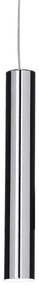 Κρεμαστό φωτιστικό κύλινδρος LOOK SP 1 Φ6 Ideal Lux-104942-Χρώμιο 104942