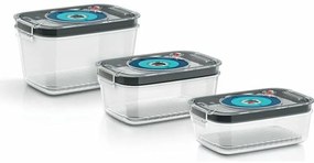 Σετ με 3 Κυτία Γεύματος BOSCH Tritan Πλαστική ύλη 700 ml 1 L 1,5 L (3 Μονάδες)