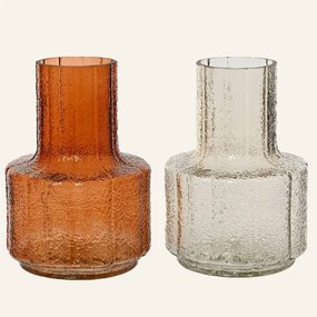 Beauty Home Γυάλινο Βάζο 13.5 x 19 cm