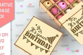 Intra απο ξύλο plywood 3mm-4mm πάχος Τρισδιάστατο διακοσμητικό κουτί αποθήκευσης Δίασταση 30x20 cm INTRAFABR-98045200