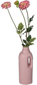 Βάζο ArteLibre Μπουκάλι Ροζ Κεραμικό 9.3x8.8x25.5cm