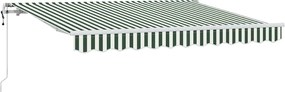 vidaXL Σκηνίτσα Αναδιπλούμενη Πράσινο 350 x 200 cm ύφασμα