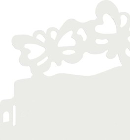 vidaXL Περιγράμματα γκαζόν 20 pcs Λευκό 103 x 0,05 x 22 εκ Ατσάλι