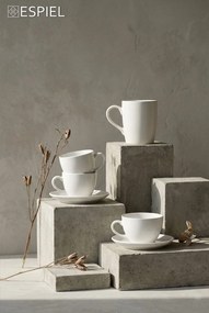 MORGAN MATTE WHITE ΦΛΙΤΖΑΝΙ &amp; ΠΙΑΤΑΚΙ ΚΑΠΟΥΤΣΙΝΟ 220CC 14Χ14Χ8ΕΚ